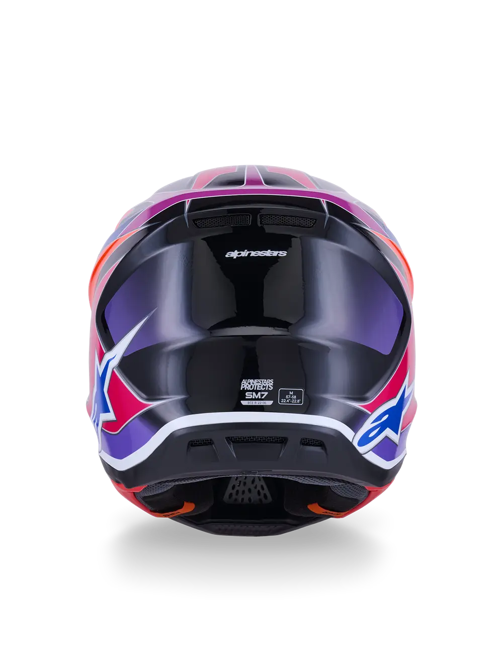 HELMET SM7 FUSE BLU/PU/PINK M