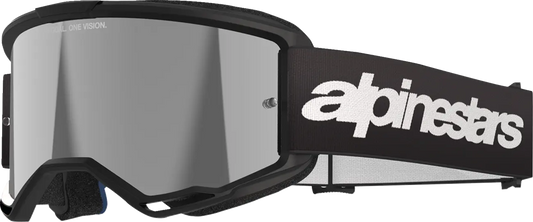 GOGGLE VISION 3 WORDMARK BLK MIRROR-SIL