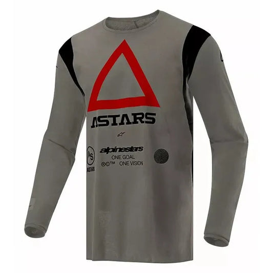 Techdura Jersey Grey/Red