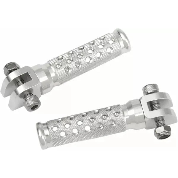 Footpegs Slash-Cut Silver 50-11241A