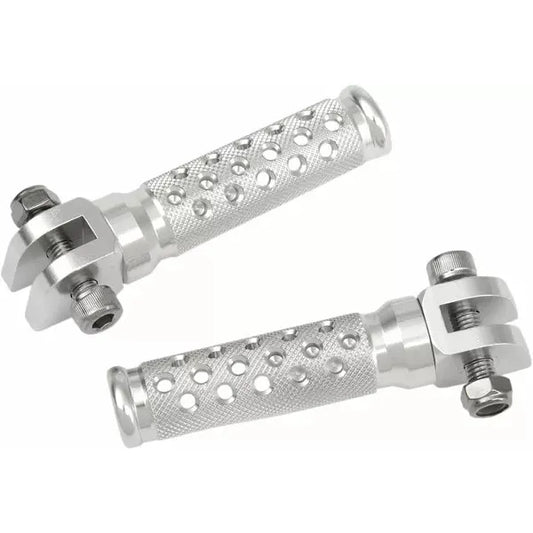 Footpegs Slash-Cut Silver 50-11241A