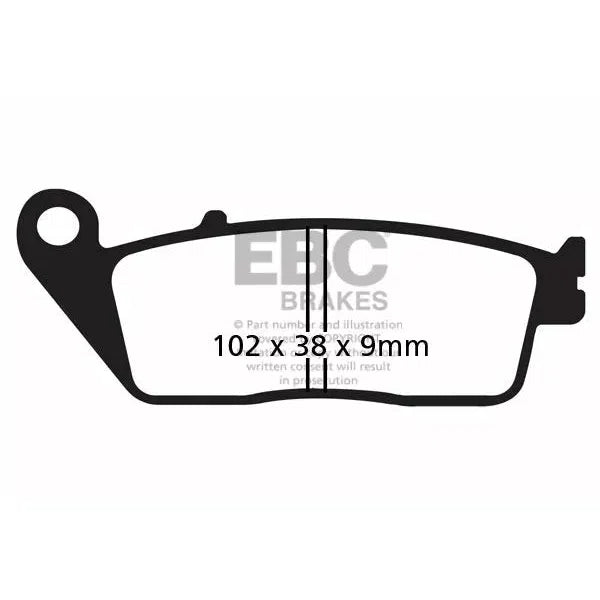 Brake Pad Sfac Series Carbon Fiber Scooter SFAC140