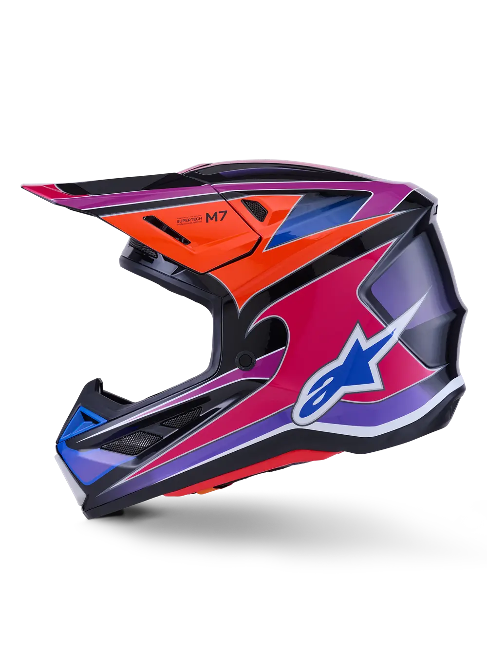 HELMET SM7 FUSE BLU/PU/PINK M