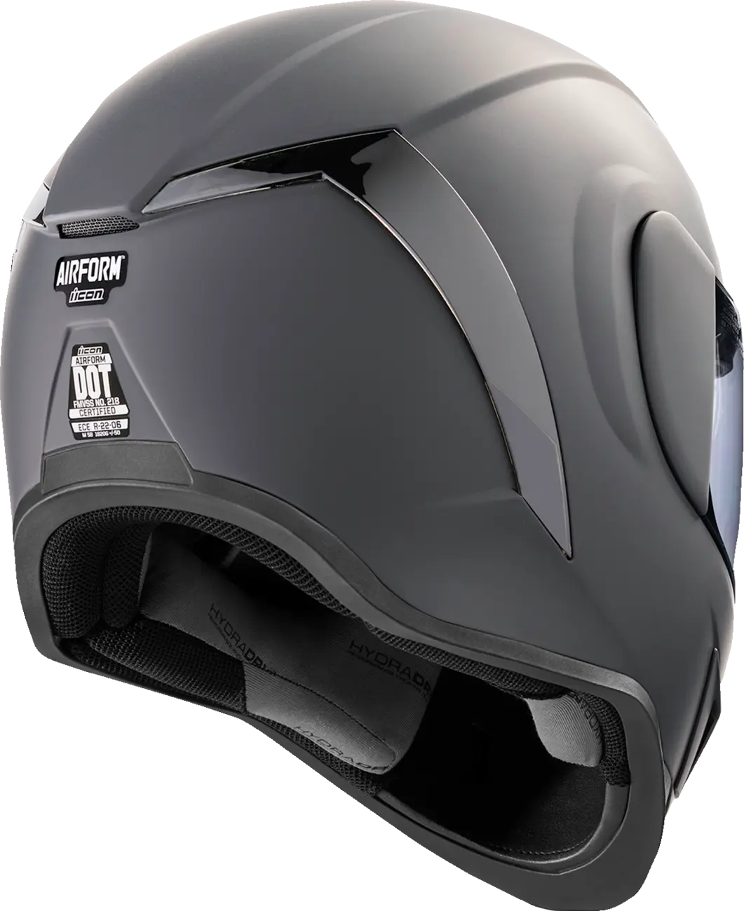 HELMET AIRFORM DARK RUB BLACK XS