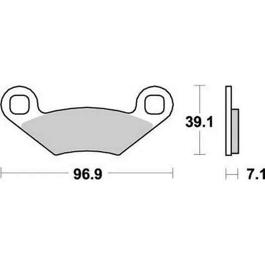 Brake Pad Nitro 097021