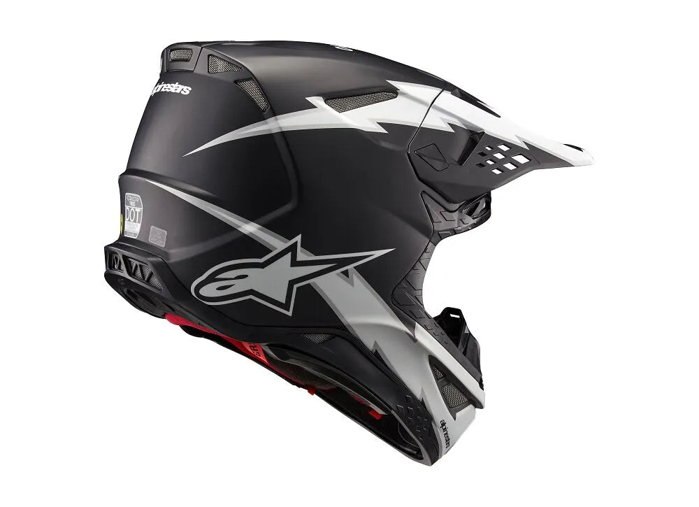 HELMET SM10 AMP BLK/WT M