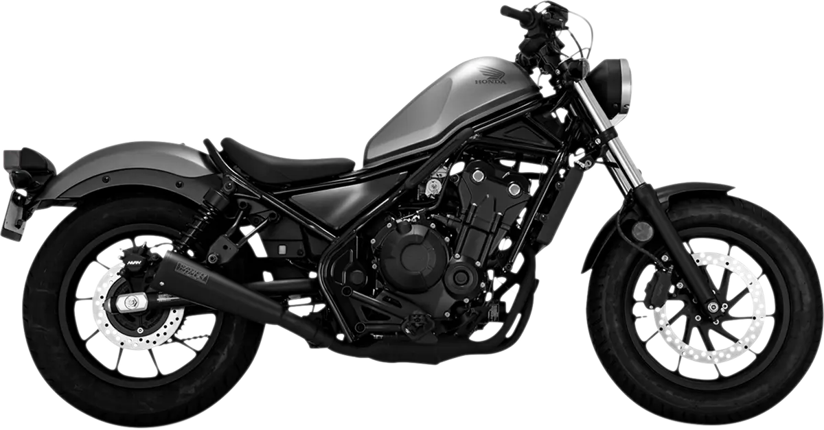 MUFFLER UPSWEEP SLIP-ON - REBEL 500 17-24 - BLACK