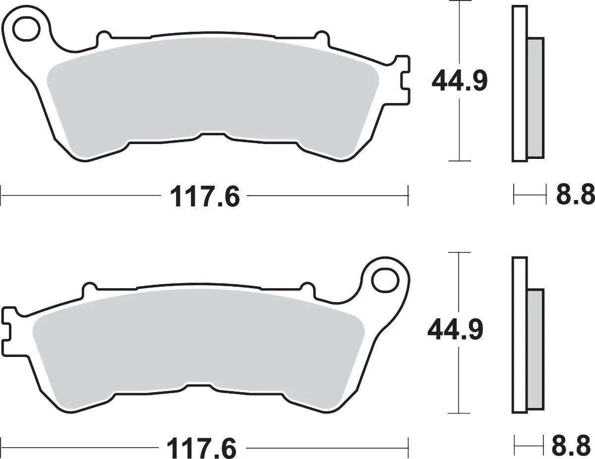 BRAKE PAD SINT FR