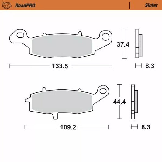 Brake Pad Sinter Rear 404102