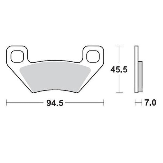 Brake Pad Racing 097211