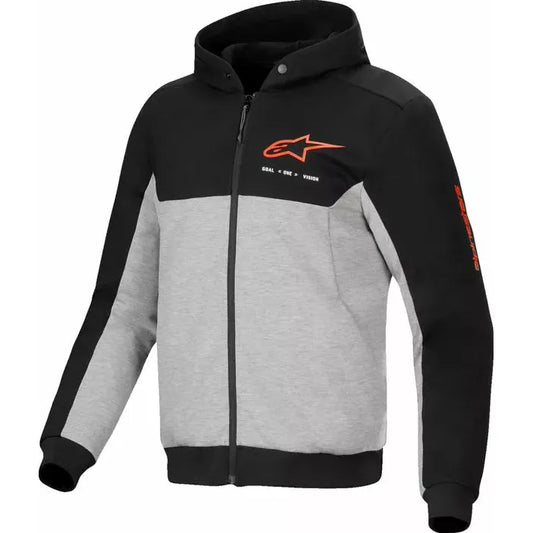 Chrome v2 Sport Hoodie Black/Grey/Red