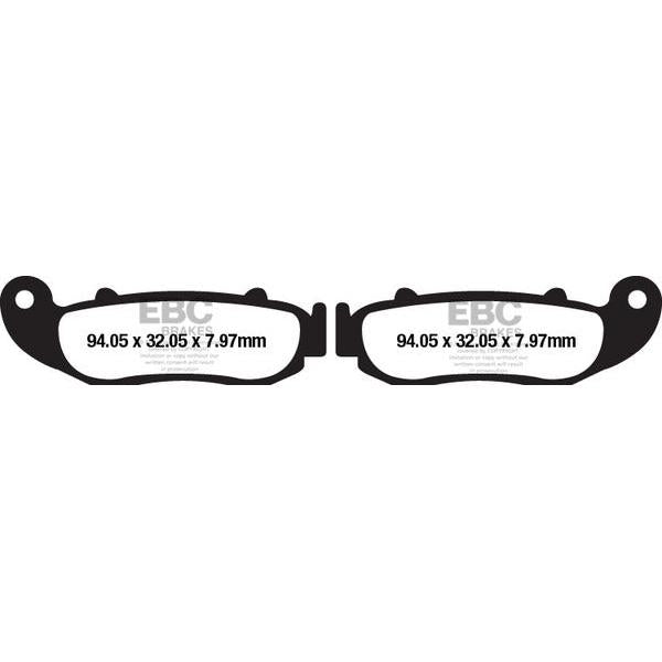 Brake Pad Fa-R Series Sintered Metal FA664R