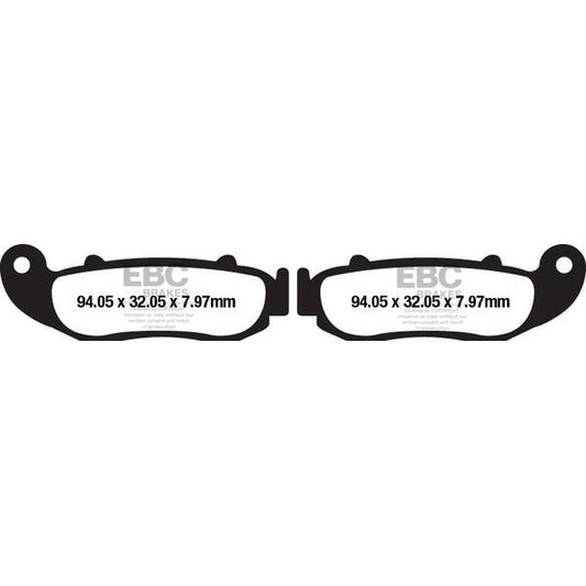 Brake Pad Fa-R Series Sintered Metal FA664R