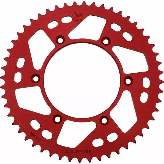 Sprocket Alu Mse Beta 52T Red 1211-Bet-52-13