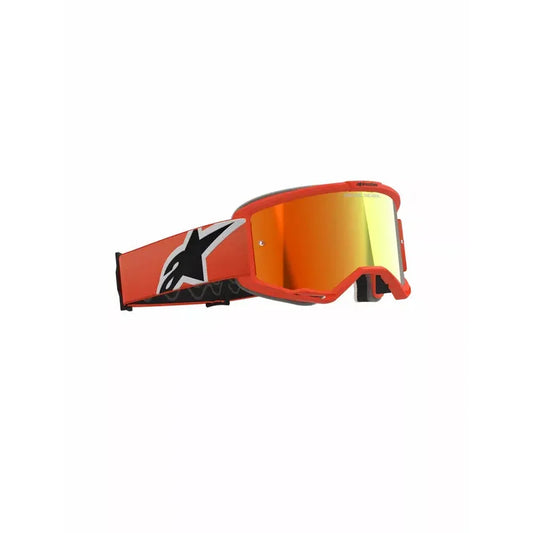 Vision 5 Corp Goggle Orange w/ Red Mirrored Lens