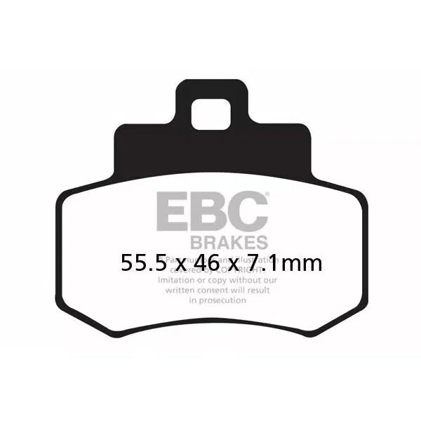 Brake Pad Sfa Series Organic SFA356
