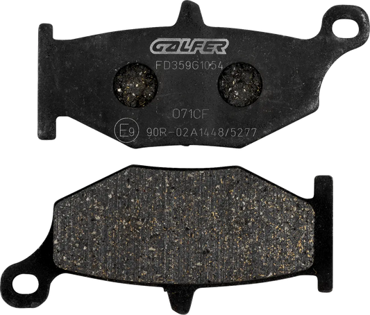 BRAKE PAD SEMI METAL