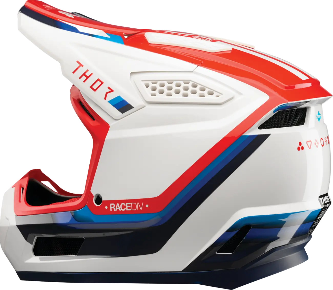 HELMET FLEET DEFY WH/RD/BL MD