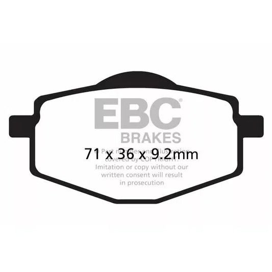 Brake Pad Sfa-Hh Series Sintered Metal Scooter SFA101HH
