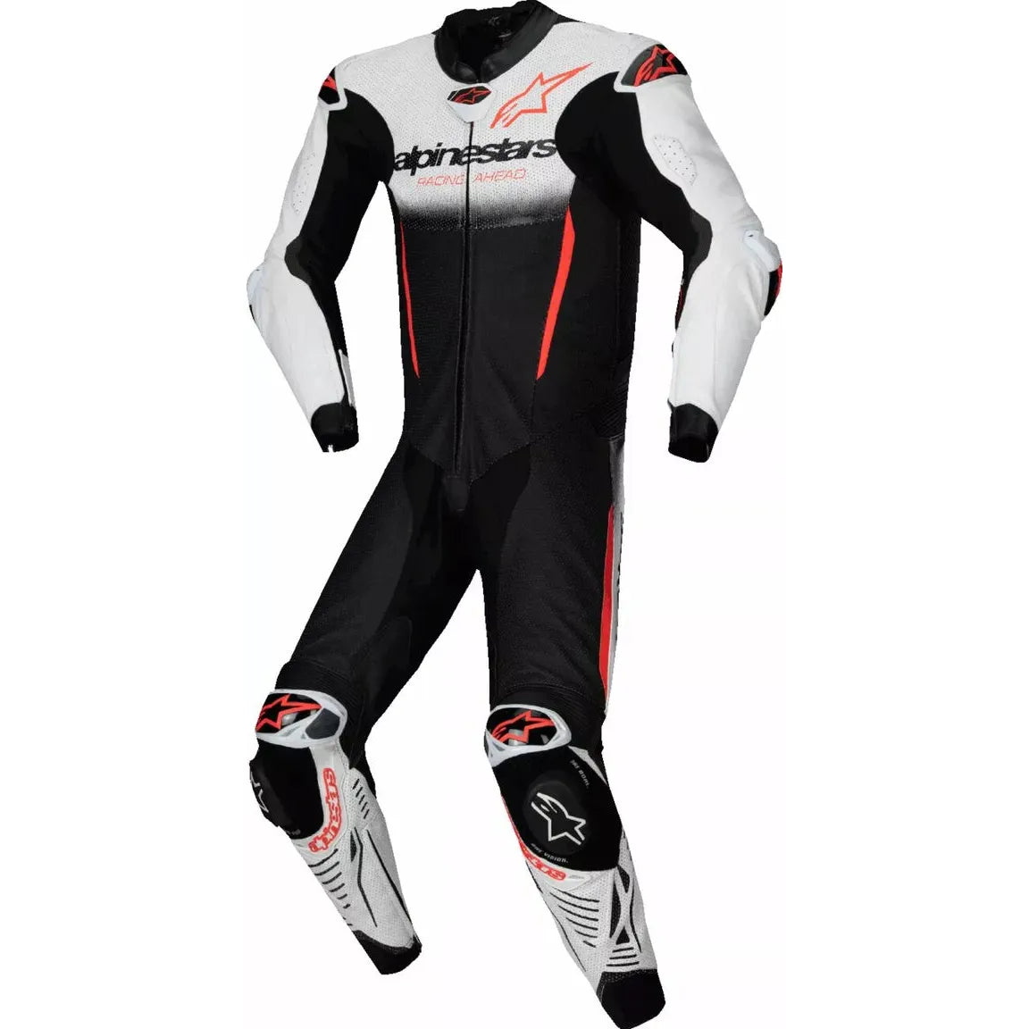 GP-R7 1-PC Leather Suit White/Black