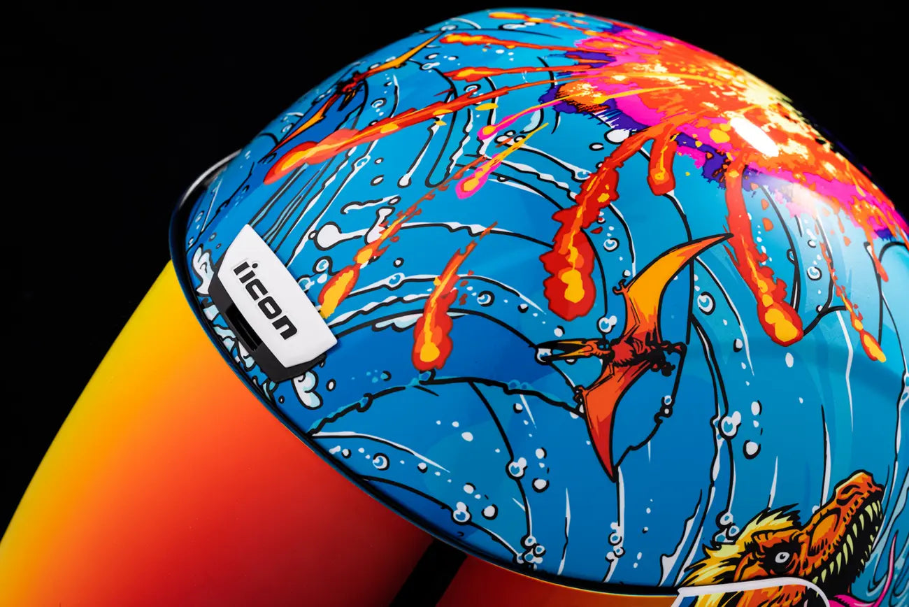 HELMET AIRFORM DINO FURY BLUE MD