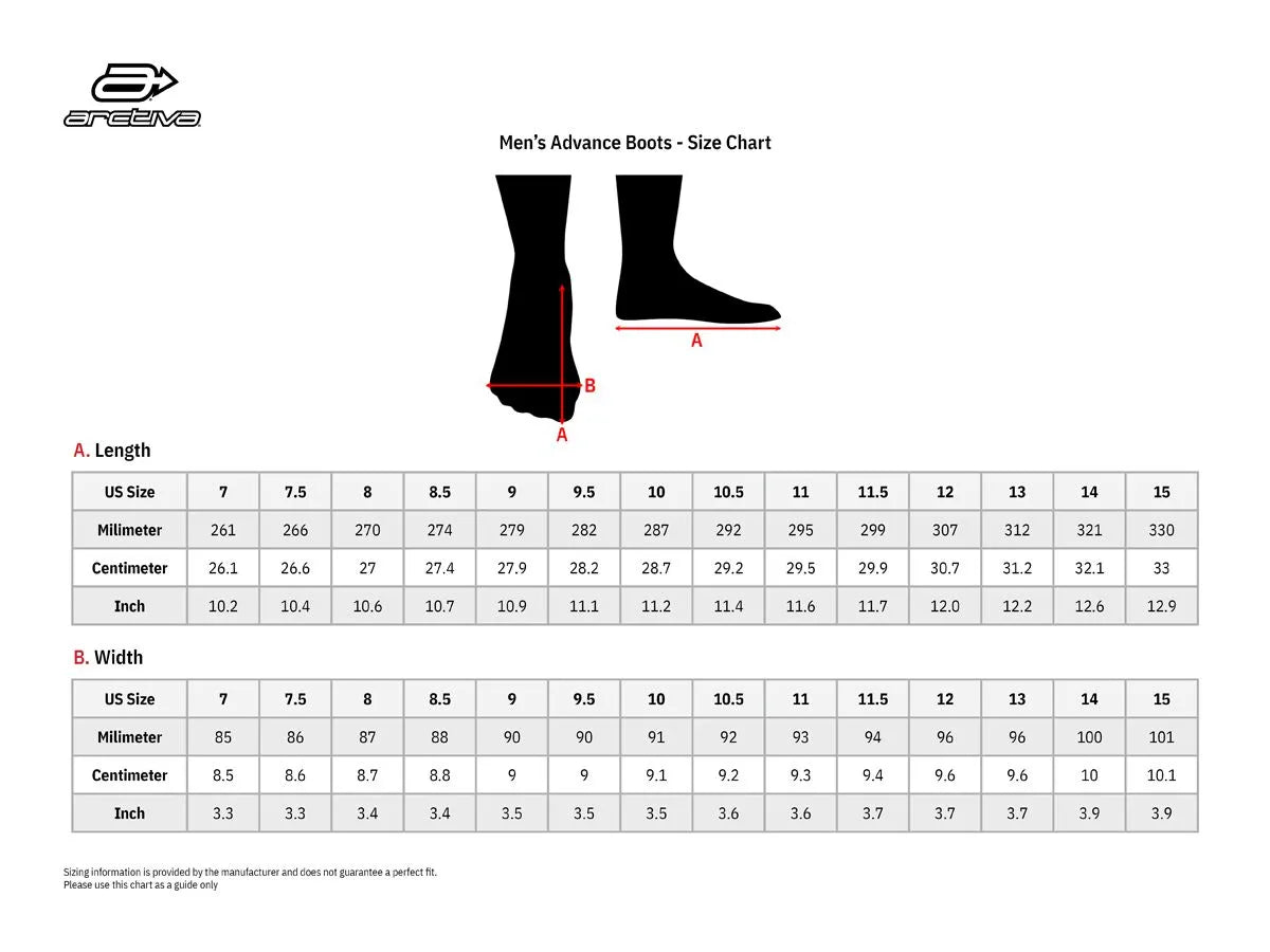 BOOTS ARCVA ADVANCE BK 12