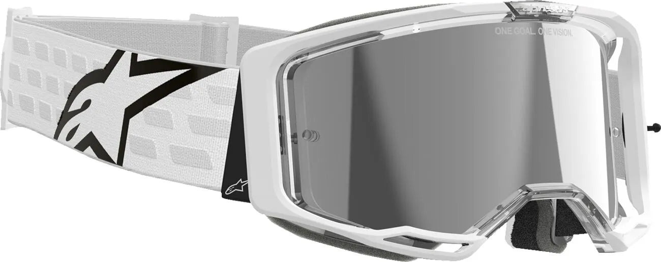 GOGGLE VISION 8 CORP WHT MIRROR-SIL