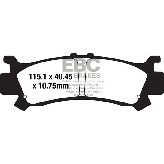 Brake Pad Tt-Series Carbon Offroad FA701TT