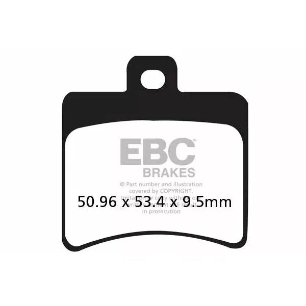 Brake Pad Sfac Series Carbon Fiber Scooter SFAC283/4