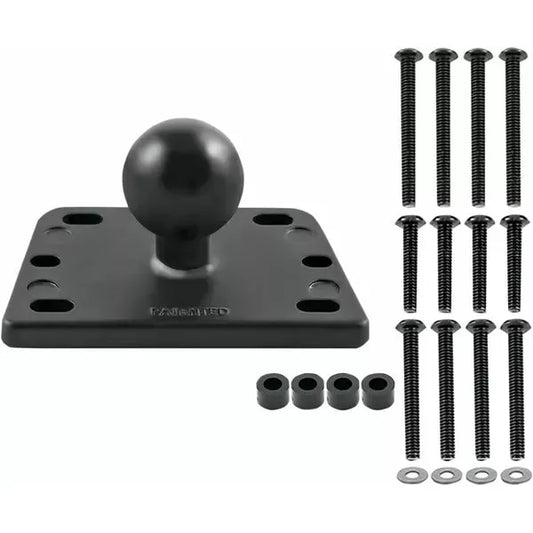 Brake/Clutch Reservoir Cover Mount Base with 1" Ball