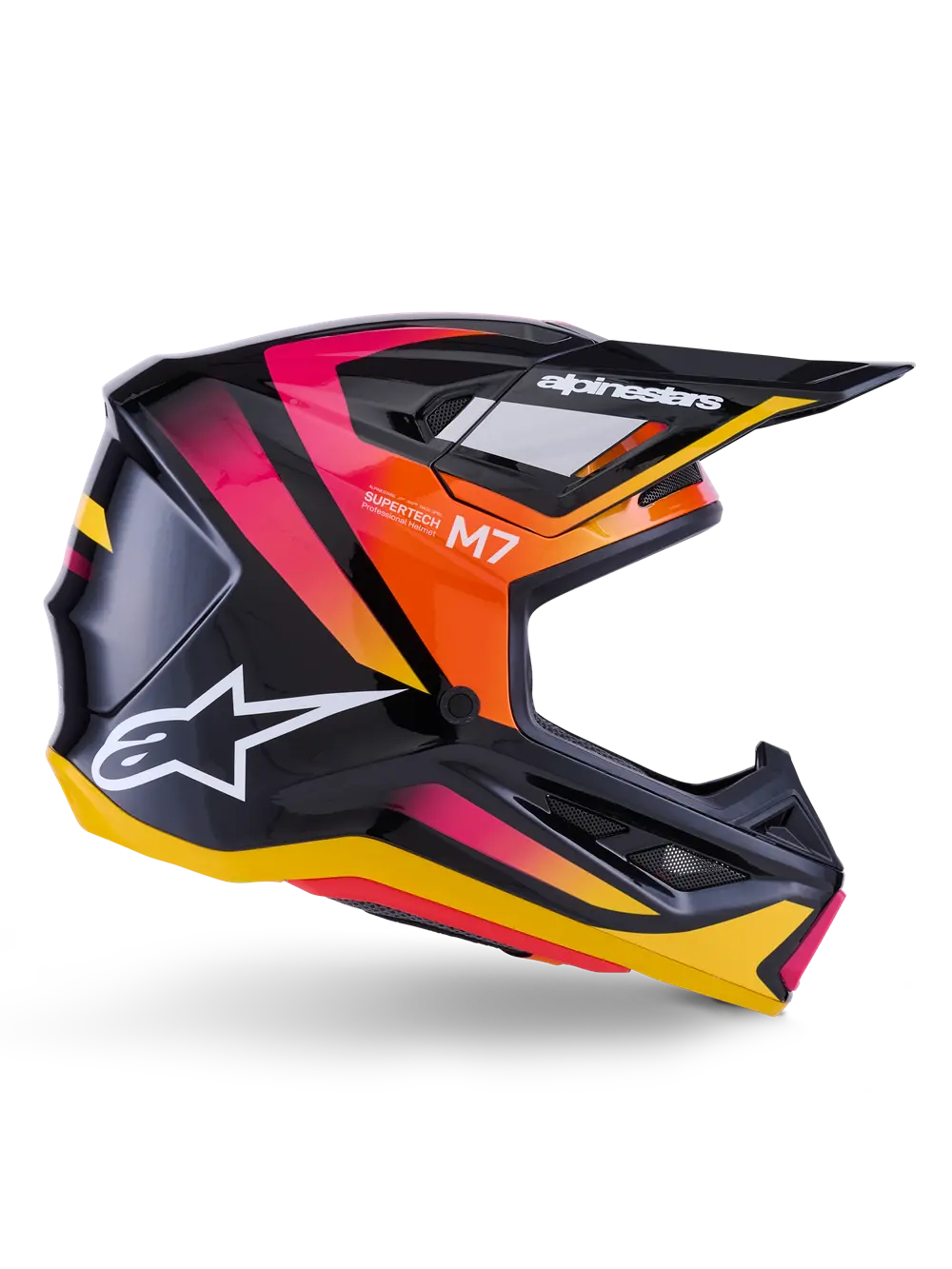 HELMET SM7 RISE BLK/YL/PINK XL