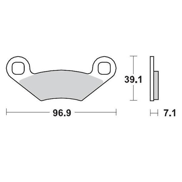 Brake Pad Racing 097011