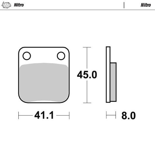 Brake Pad Nitro 090021