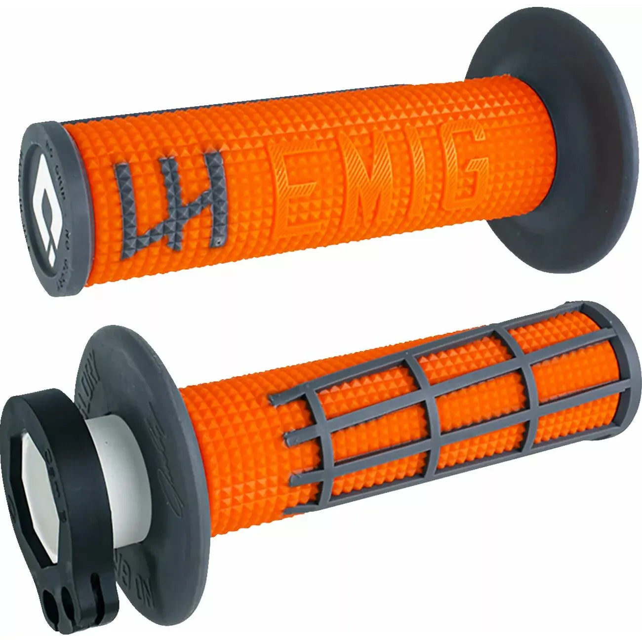 EMIG 2.0 Lock-On Grips Orange/Gray