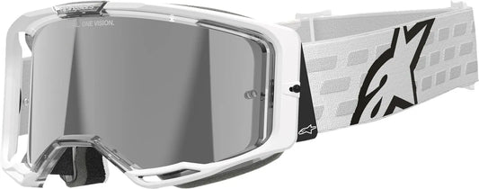 GOGGLE VISION 8 CORP WHT MIRROR-SIL