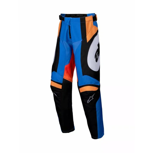 Youth Racer Melt Pants Orange/Blue/Black