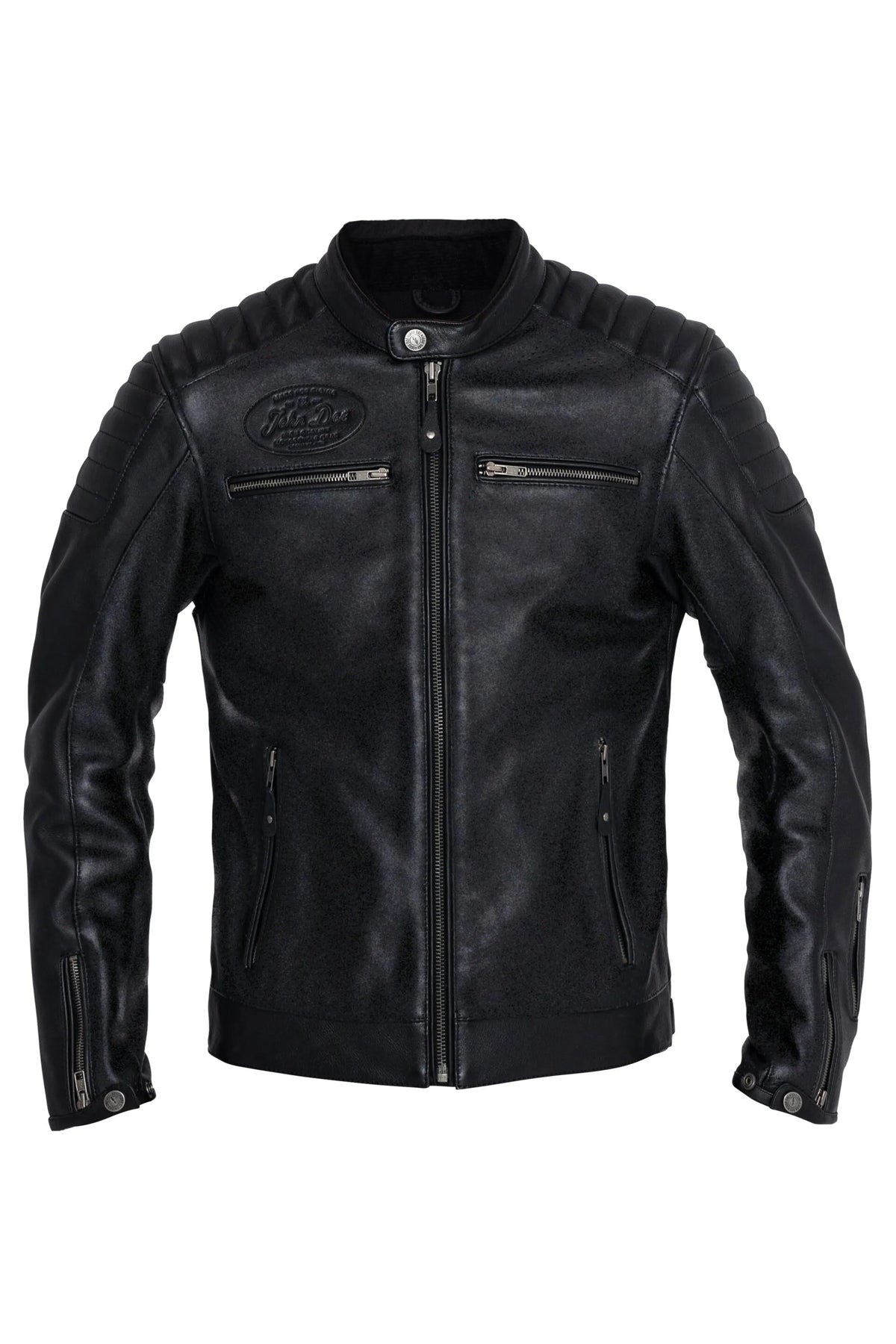 JACKET DEXTER LEATHER BLACK XL