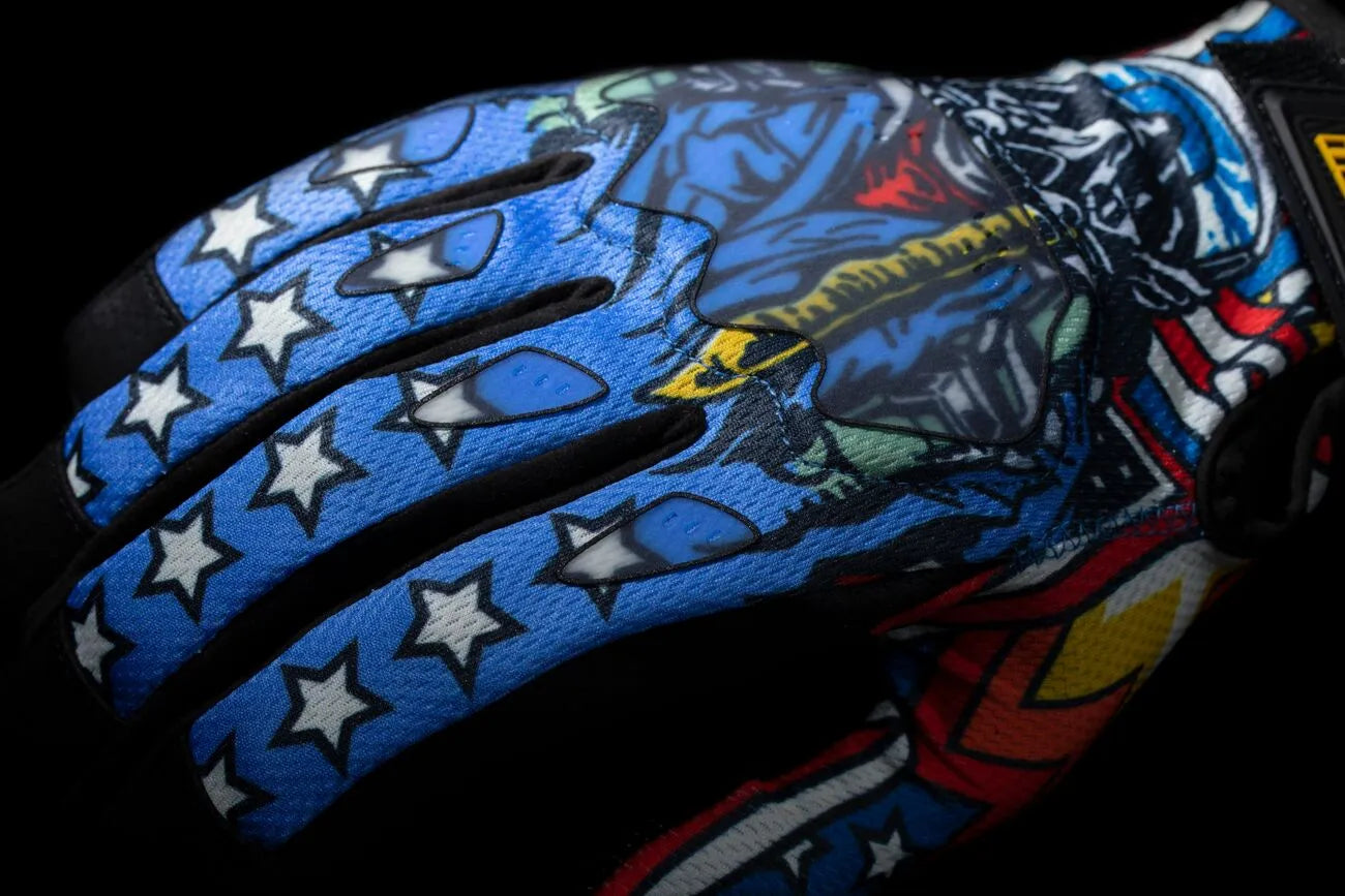 GLOVE HOOLIGAN FLYBOY CE BLUE MD