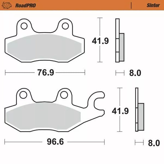 Brake Pad Sinter Front 402901