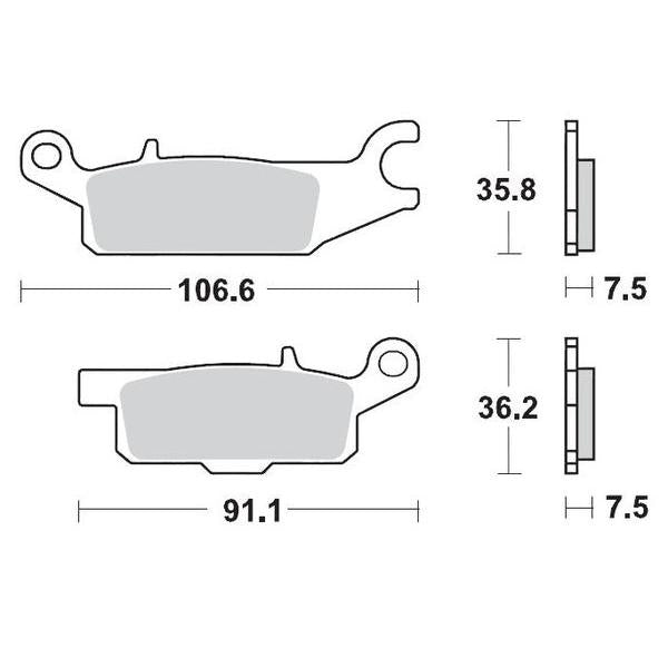 Brake Pad Racing 096011