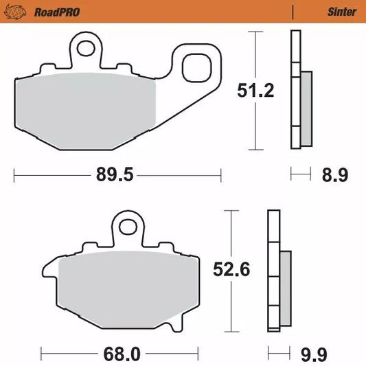 Brake Pad Sinter Rear 403702