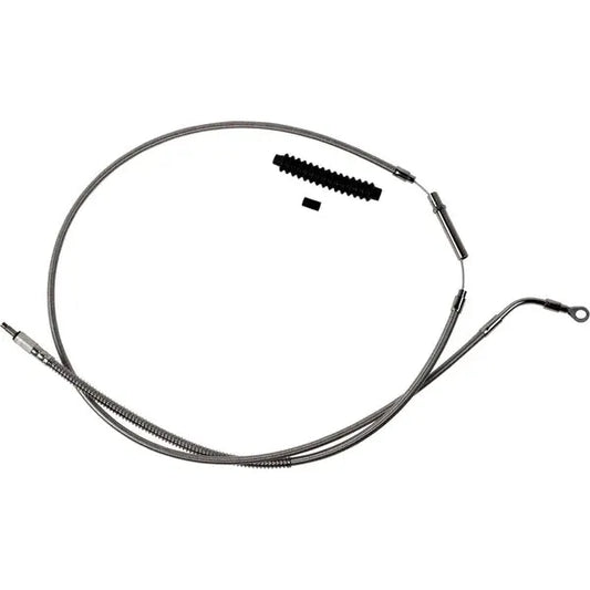 Clutch Cable  Stnls Braid +
