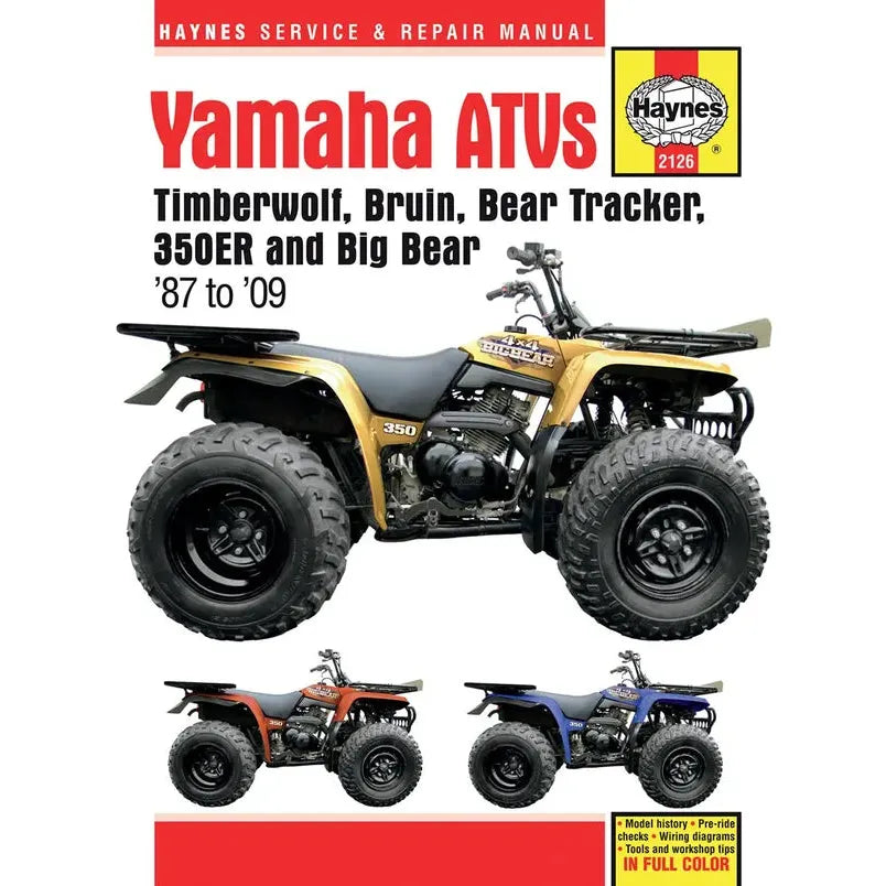 Yam Yfm350 Manual