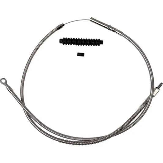Clutch Cable  Stnls Braid Std