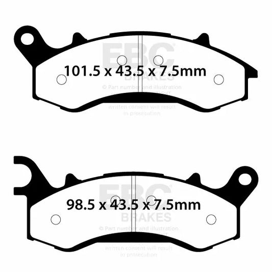 Brake Pad Fa Ser Organic FA761