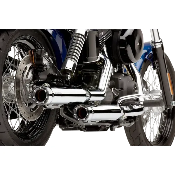 3" Slip-Ons Rpt (Chrome) Dyna 91-17