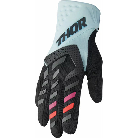 Glove Women's Spectrum Black/Mint/Light Blue