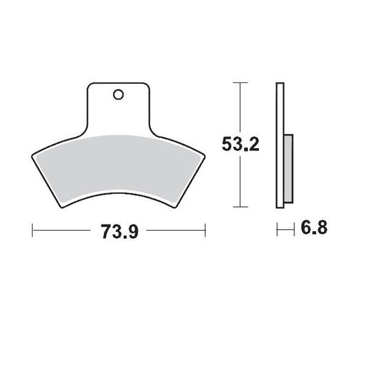 Brake Pad Racing 096911