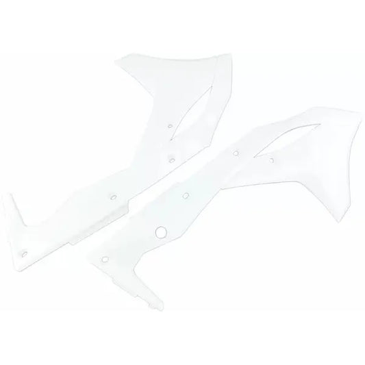 Radiator Covers Kxf250 17-20 Wht Ka04747#047