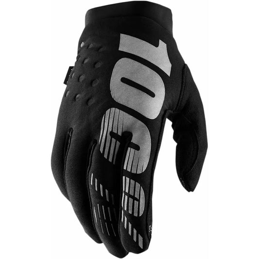 Glove Yth Brisk Bk/Gy
